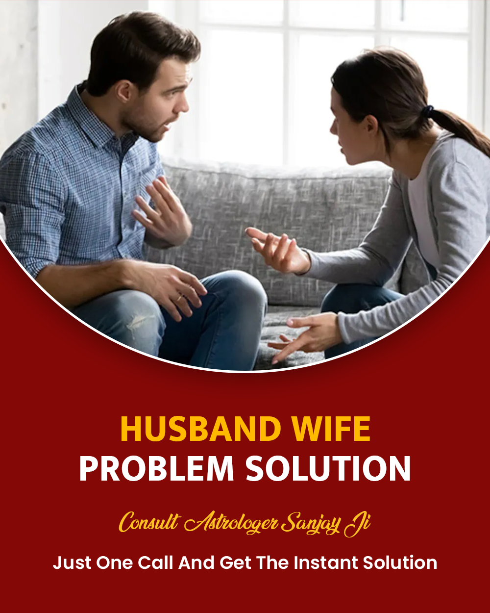 Husband Wife Problem Solution